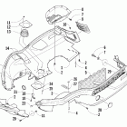 Mountain Cat 600 EFI Обтекатель и передний бампер