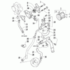 Bearcat WT Водяной насос и термостат
