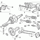 ZR 120 Поршень и коленчатый вал