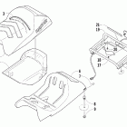 Mountain Cat 570 Сиденья и задний фонарь