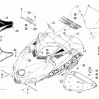 Sabercat 600 Капот и ветровое стекло