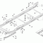 Mountain Cat 900 Рельс скольжения и гусеница