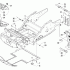 T660 Touring Turbo Передняя рама и подножки