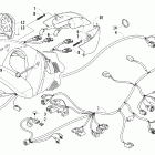 Sabercat 500 Headlight, instruments, and wiring assemblies (lx)