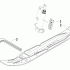 Firecat LE Ski and spindle decal (tiger)