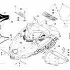 Sabercat 700 EFI Капот и ветровое стекло