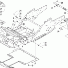 Mountain Cat 600 EFI Передняя рама и подножки