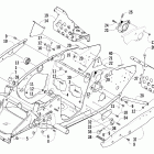 Sabercat 500 Передняя рама и подножки