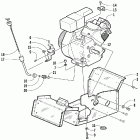 ZR 120 Вариатор и опора двигателя