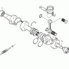 Firecat 700 EFI SP Поршень и коленчатый вал