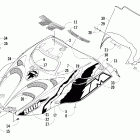 Mountain Cat 900 EFI Капот и ветровое стекло