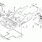 Z 570 Передняя рама и подножки