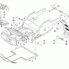 Z 370 Передняя рама и подножки
