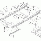 Firecat 600 EFI EB Рельс скольжения и гусеница