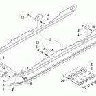 Bearcat 570 Рельс скольжения и гусеница