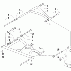 Sabercat 500 Подвеска передняя