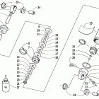 ZR 900 Задняя подвеска ,задний амортизатор