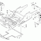 Pantera 600 EFI Передняя рама и подножки