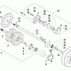 Firecat 600 EFI SP Вал приводной трака и тормоза