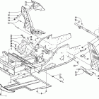 ZR 800 EFI Передняя рама и подножки