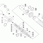 Mountaincat 900 1M Передний амортизатор