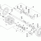 Mountaincat 570 Вал приводной трака и тормоза
