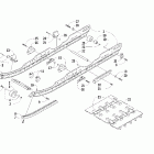 ZL 800 EFI SS Рельс скольжения и гусеница