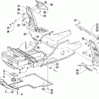 4-Stroke Tour Передняя рама и подножки