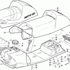 Z 440 Топливный бак ,сиденье и задний фонарь