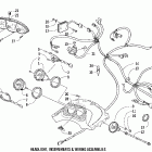 ZL 600 EFI SS Headlight, instruments, and wiring assemblies (esr...