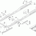 Mountaincat 900 1M Рельс скольжения и гусеница