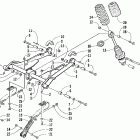 ZR 800 EFI SNO PRO Задняя подвеска , амортизатор