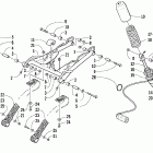 Z 440 SNO PRO Задняя подвеска , амортизатор
