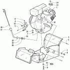 ZR 120 Вариатор и опора двигателя