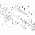 Firecat 500 SP Вал приводной трака и тормоза