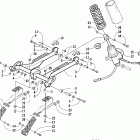 ZL 800 EFI SS Задняя подвеска , амортизатор