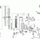 ZL 800 EFI SS Задняя подвеска ,задний амортизатор