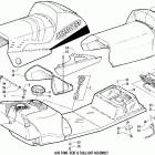 ZR 800 EFI SNO PRO Топливный бак ,сиденье и задний фонарь