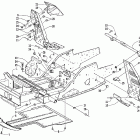 ZR 900 Передняя рама и подножки