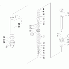 Z 440 SNO PRO Задняя подвеска ,задний амортизатор