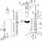 ZR 800 EFI SNO PRO Задняя подвеска ,задний амортизатор
