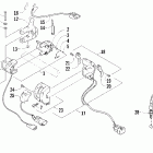 Firecat 500 SP Блоки управления на руле