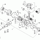 440 Sno Prp Поршни и коленвал