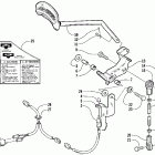 ZR 900 EB Рычаг заднего хода в сборе (дополнительно)