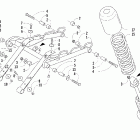 Firecat 500 Задняя подвеска , амортизатор