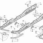 Mountaincat 900 EB Рельс скольжения и гусеница