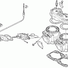 Firecat 700 Цилиндр и головка