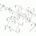 Firecat 500 Задняя подвеска , задний рычаг