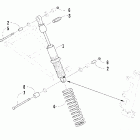 Mountaincat 900 1M Передний амортизатор