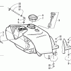 Mountiancat 600 EFI Топливный бак